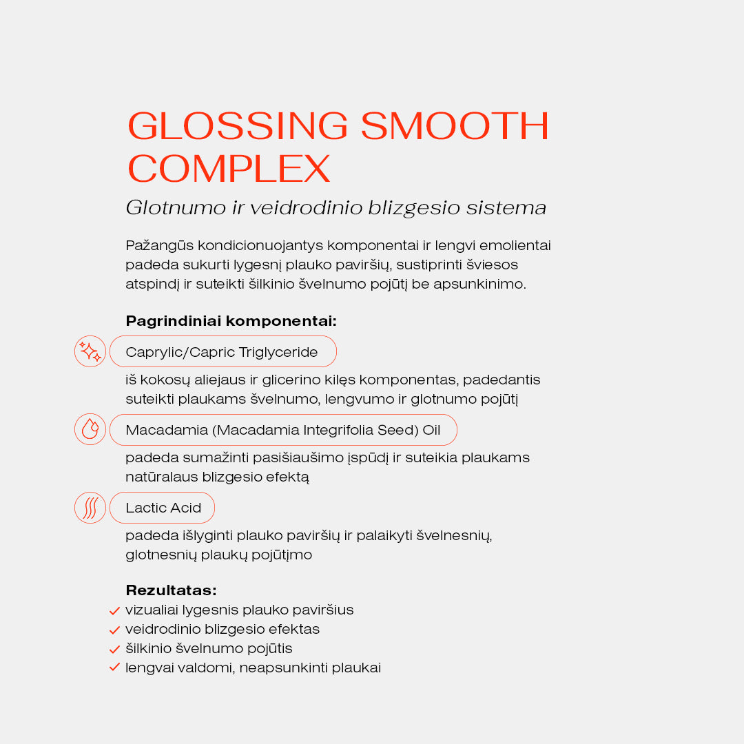 Nourishing hair mask with macadamia oil Ultra Glossing