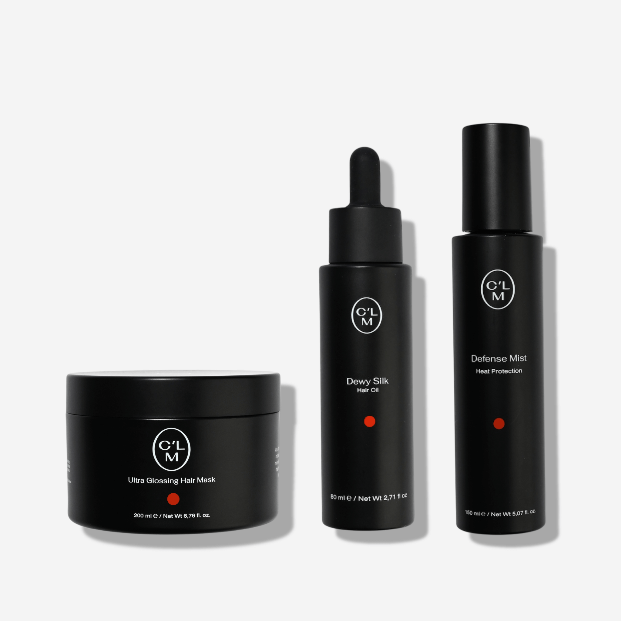 Zestaw do ochrony włosów przed ciepłem i nadania im połysku