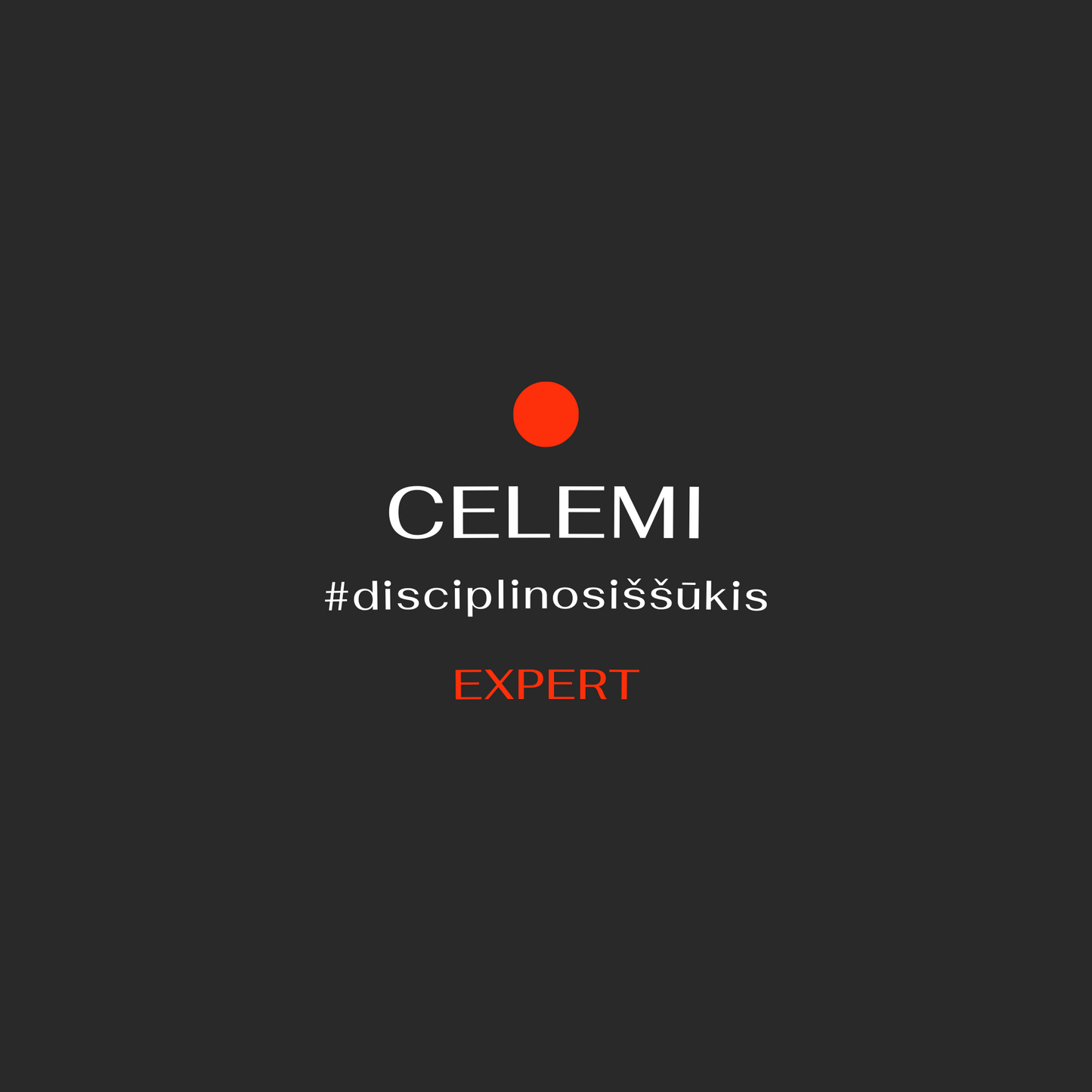 Disciplinos iššūkis expert