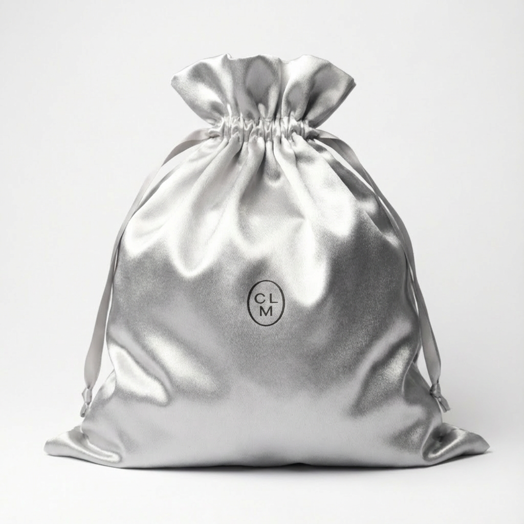 CLM Beauty bag sidabrinis (maxi) 32x32