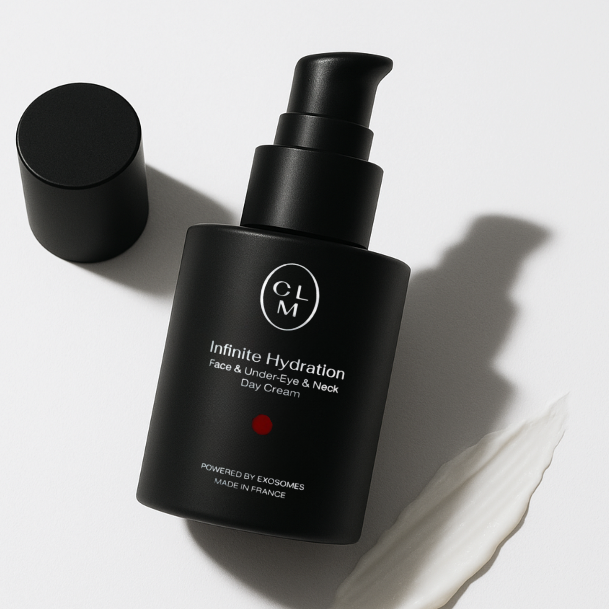 CLM Infinite Hydration veido, paakių ir kaklo kremo, gua sha ir maišelio rinkinys