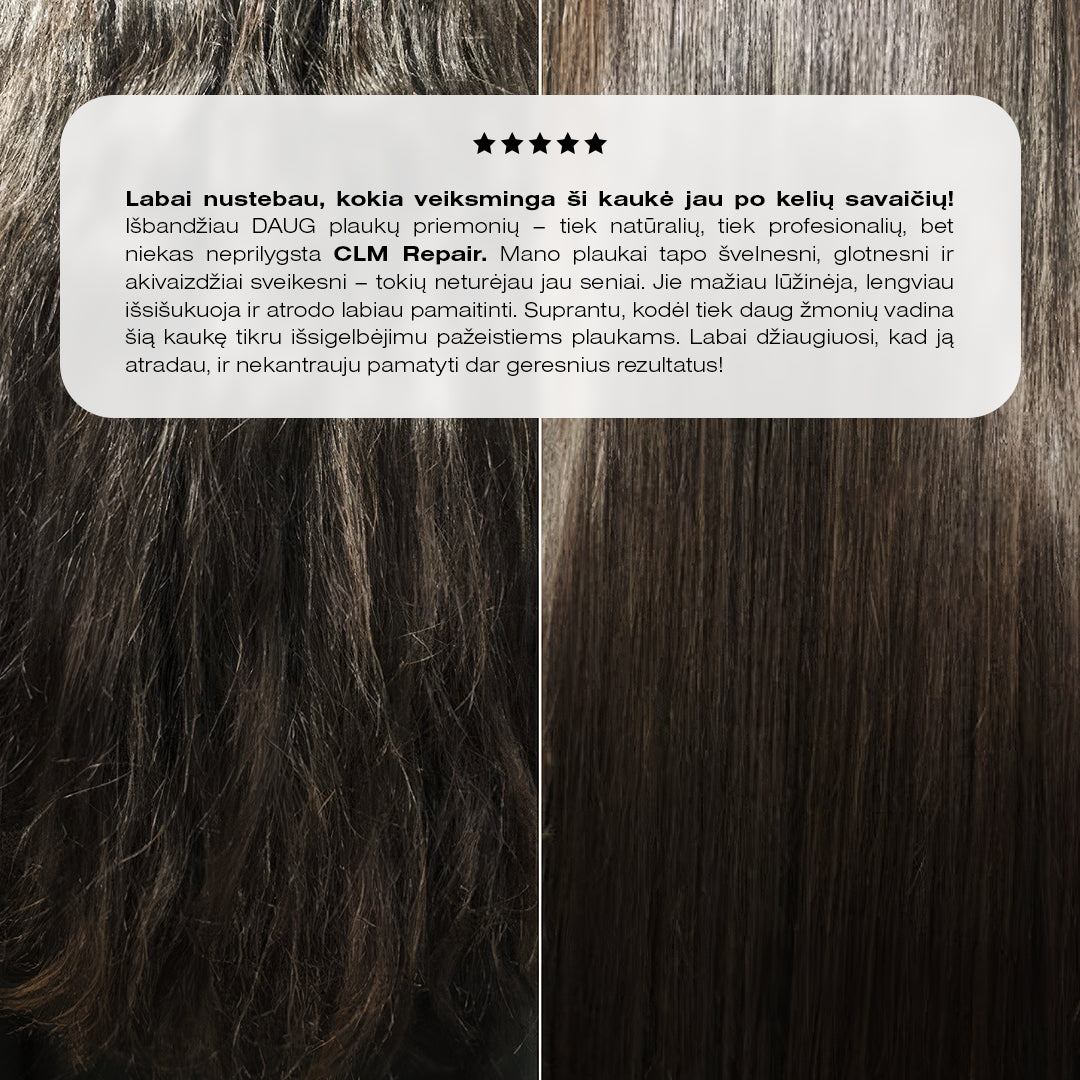 Zestaw masek do włosów regenerujących i nadających im blask