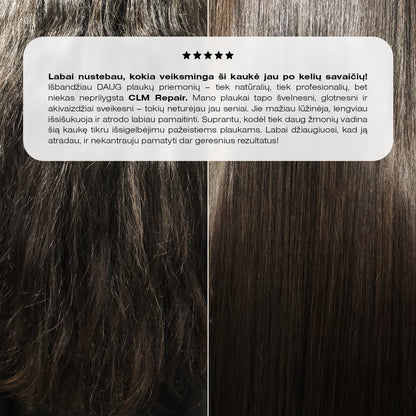 Zestaw masek do włosów regenerujących i nadających im blask