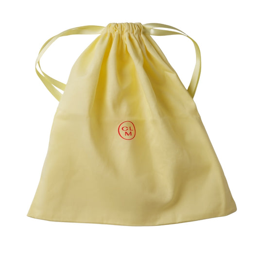 Yellow fabric gift bag (maxi) 25x30