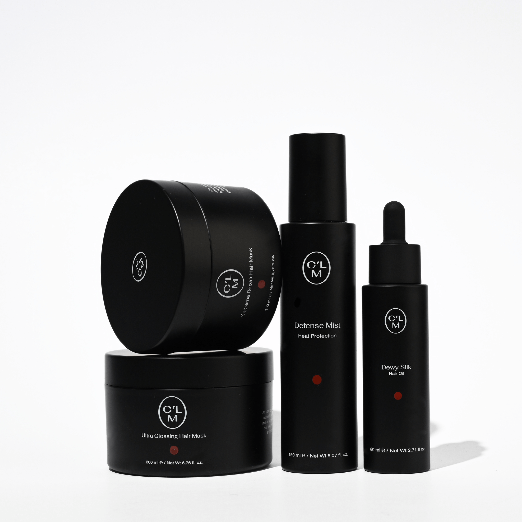 Plaukus stiprinantis ir apsaugantis nuo karščio rinkinys